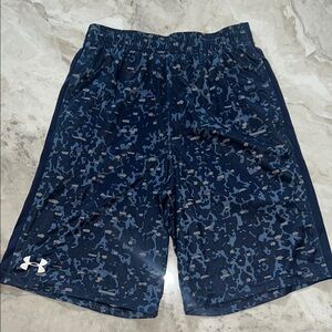 Under Armour boys Blue Camo Shorts